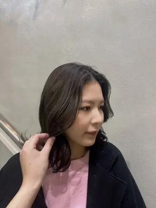 ミディアム _i  hair&eye所属・カラーモデル募集中／ aikoのヘアスタイル