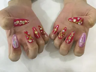 ネイル 💎🐰 saki. m 🐰💎のネイルデザイン