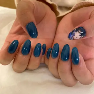 セミロング 池袋痛ネイル Nok. 渡辺のネイルデザイン