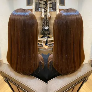 ロング 青木 啓輔のヘアスタイル