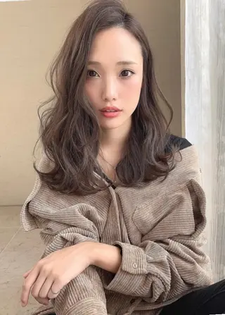 ロング カラー ハイライト／艶カラー 大河シンジのヘアスタイル