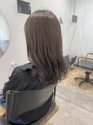 セミロング カラー 髪質改善とカラー特化 ✨Hito.nowaのヘアスタイル