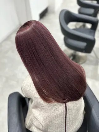 セミロング カラー 透明感・トレンドヘア 🫧齋藤拓未🫧のヘアスタイル
