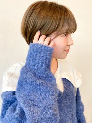 ショート カラー ダメージレスサロン✨ kayo🌱のヘアスタイル
