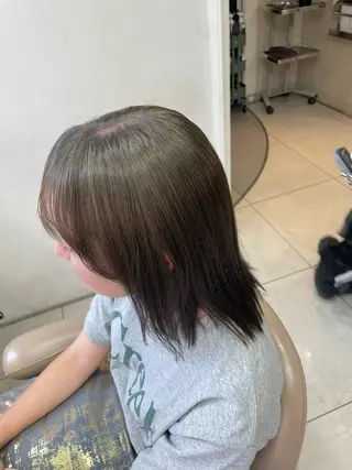 ミディアム カラー 横浜パーマ🌐ボブ✨ 暖色カラーもえかのヘアスタイル