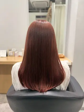ロング カラー 巻ける髪質改善🫧ハ イライト/永田汰伊智のヘアスタイル