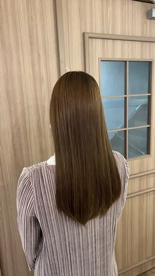 ロング カラー ミディアムレイヤー/ 艶カラー🎀 emiのヘアスタイル