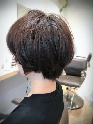 ショート 白髪ぼかしハイライト 💫ミネ　ヒロシのヘアスタイル