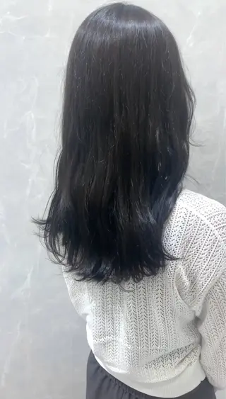 セミロング カラー 癖毛改善縮毛矯正 /中山なかやまのヘアスタイル