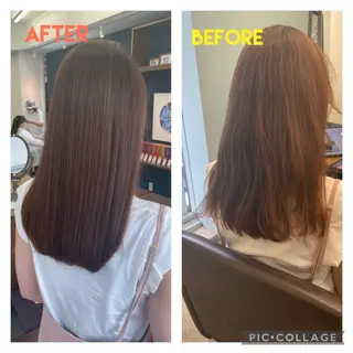 セミロング スズキジュンペイ 銀座/髪質改善のヘアスタイル