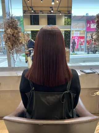 セミロング カラー パーマ 🫧Ai/ ロロネー森ノ宮💖のヘアスタイル