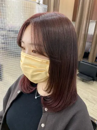 ミディアム カラー 市川 博紀 店長のヘアスタイル