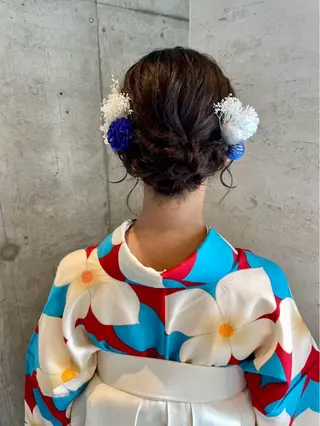 ロング ヘアアレンジ 美髪× ヘアセット✨Araiのヘアスタイル