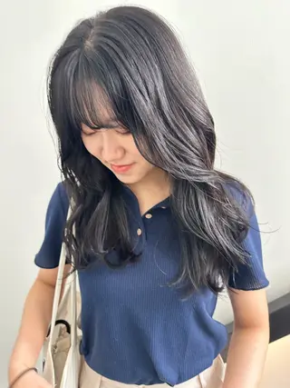 ロング 韓国ヘアメンズ・レデ ィース特化ミクのヘアスタイル