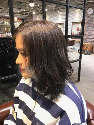 ミディアム ⭐️ハイクオリティ カラー杉本雄志⭐️のヘアスタイル