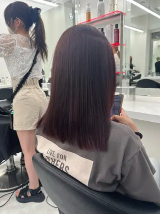 セミロング カラー 💖トレンド春夏 カラー💖FUTAのヘアスタイル