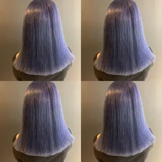 セミロング カラー ✨縮毛矯正✖︎顔周り レイヤー✨ナカムラのヘアスタイル