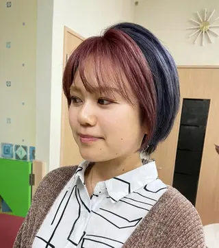 ショート カラー yui .のヘアスタイル