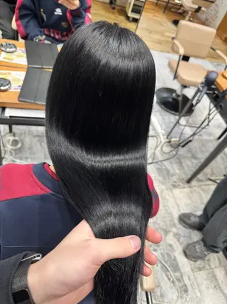 ロング カラー 新宿／透明感カラー/ 髪質改善/早野大空のヘアスタイル