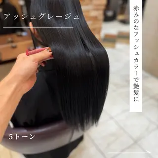 ロング ⭐️透け感カラー /齊藤容史⭐️のヘアスタイル