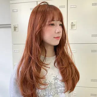 セミロング MOE 福岡韓国ヘア✧︎のヘアスタイル