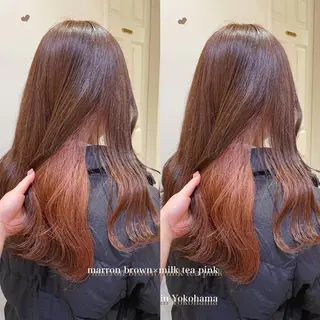 ロング カラー シールエクステ横浜 🐏☁️miminaのヘアスタイル