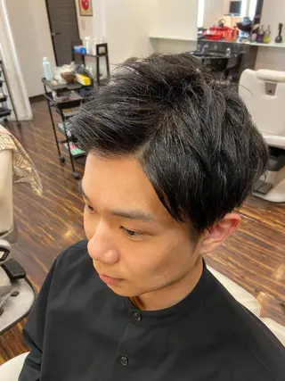 ショート dunhill 斉藤 大樹/メンズカットのヘアスタイル