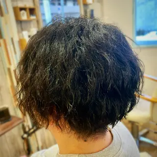 ショート パーマ メンズサロンテラス所属・テラス 佐藤のヘアスタイル