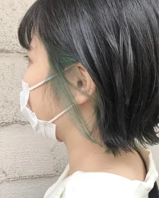 カラー ボブ支持率NO1 🌈CHIKAのヘアスタイル