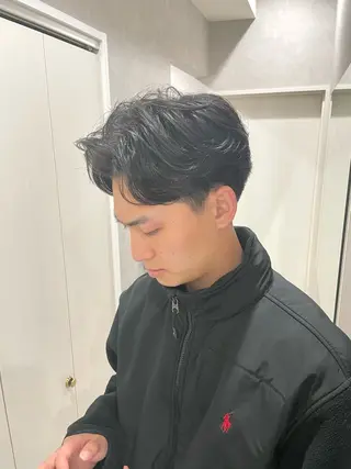 ショート パーマ メンズ 【東北メンズヘア1 位受賞🥇】本間祐太のヘアスタイル