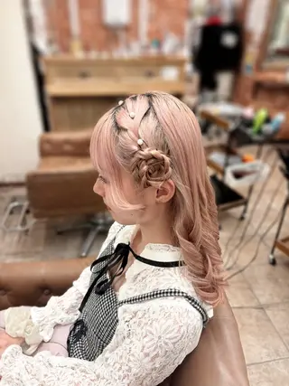 セミロング 🎀 KUBO AYAKA 🎀✨のヘアスタイル