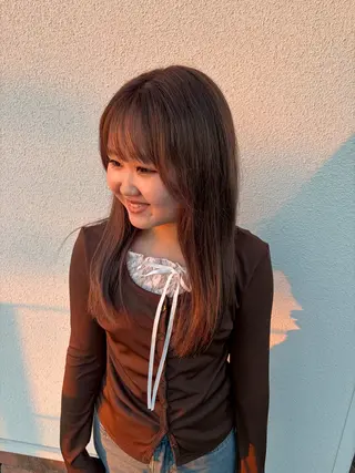 ロング 村松 音歩のヘアスタイル