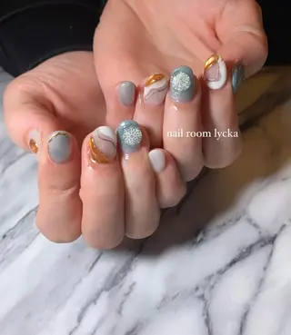 ネイル ﾈｲﾙﾙｰﾑﾘｯｶ 𝐦𝐚𝐲𝐮のネイルデザイン