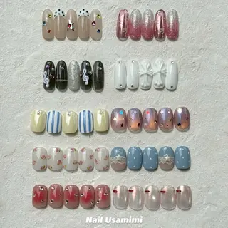 ネイル 本町NailUsaM imi MOMOKAのネイルデザイン