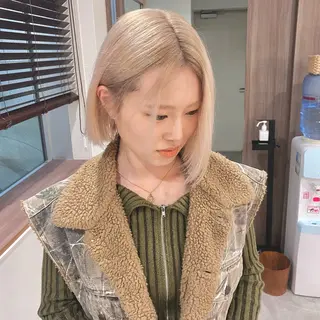 ショート little salt 渋谷店所属・akina＊ブリーチ ♡トレンドヘアのヘアスタイル