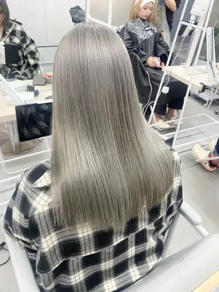 セミロング カラー 前橋 姫奈のヘアスタイル