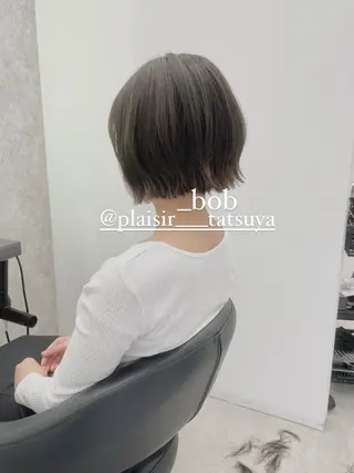 ショート カラー 佐々木 達也のヘアスタイル