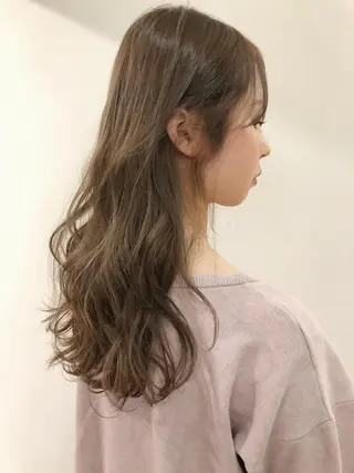 ロング ボブ/縮毛矯正 🌟梅田盛一🌟のヘアスタイル