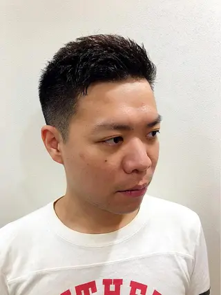 ショート メンズ メンズカット 佐藤優菜のヘアスタイル
