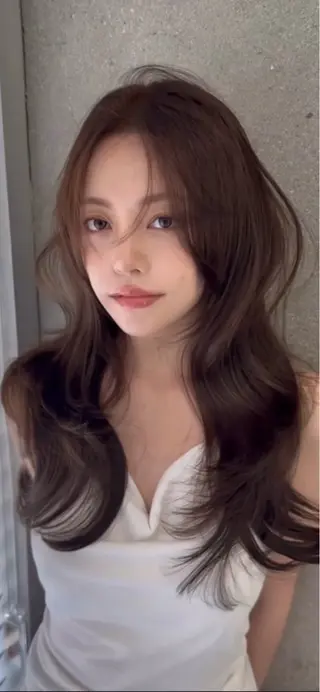 ロング パーマ 原田 聖也のヘアスタイル