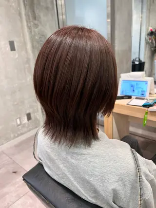 ミディアム 🌞レイヤー×カラー 前川那津美🌞のヘアスタイル