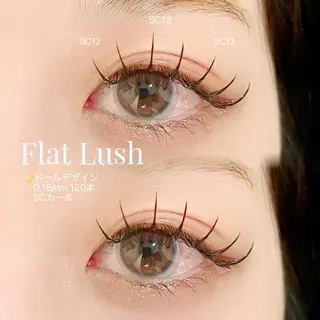 マツエク・マツパ まつ毛エクステモデル SHOKO🎀のマツエク・マツパデザイン