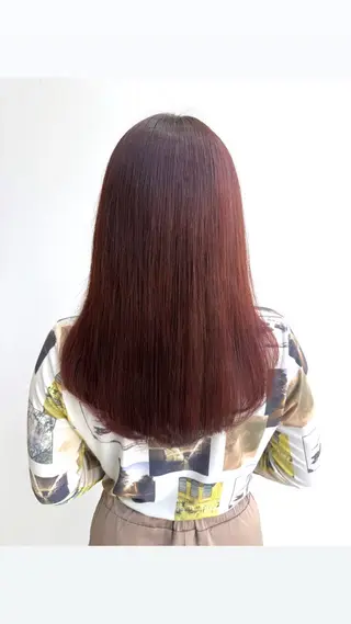 ミディアム カラー ヘアアレンジ ✨艶髪✨ 吉田誠のヘアスタイル