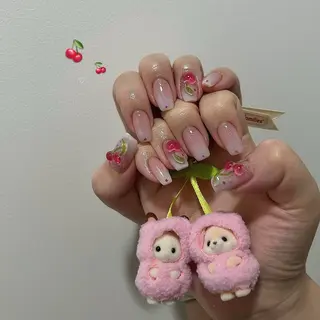 ネイル パラあり！フィルイン 美フォルムのネイルデザイン