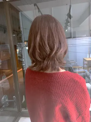 ミディアム 鈴木 梓のヘアスタイル