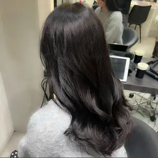 ロング カラー 韓国ヘア syoukiのヘアスタイル