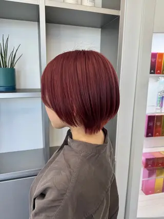 ショート カラー ダメージレス艶髪 🦋MISAKI🦋のヘアスタイル