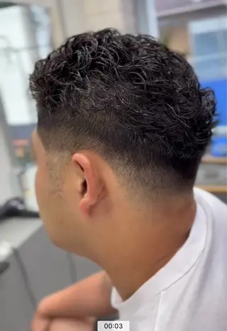 ショート パーマ メンズ メンズ専門サロン wokeのヘアスタイル
