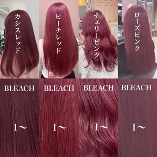 セミロング カラー ヘアアレンジ 🪞official FRUITS渋谷🩰のヘアスタイル