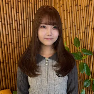 ロング ✨️髪質改善✨️ツヤ カラー✨️竹脇美奈のヘアスタイル